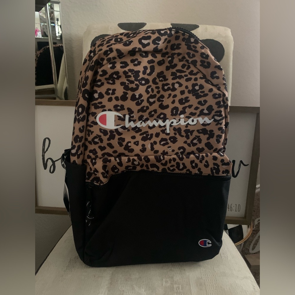 Champion Leopard Print Backpack